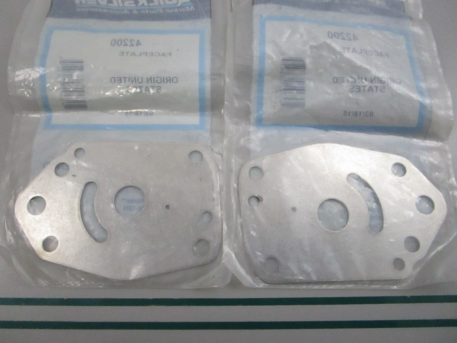 NEW OEM (LOT OF 2) 42200 Mercury Quicksilver Faceplate 0810