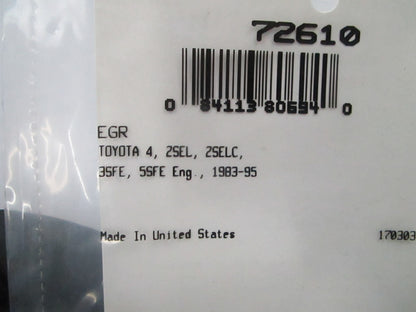 *NEW* 0810 Fel-Pro EGR Gasket 72610
