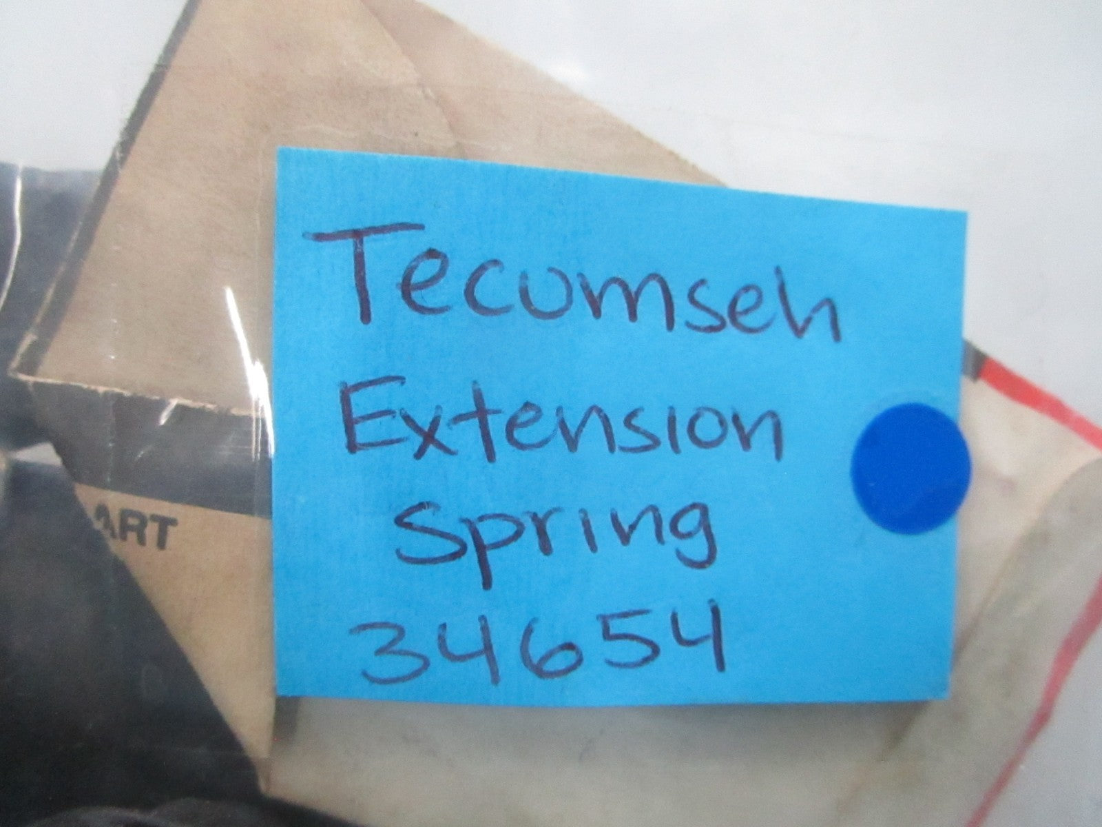 NEW OEM 34654 Tecumseh Extension Spring 0810