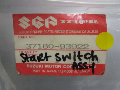 *NEW OEM* 0810 Suzuki Start Switch Assembly 37160-93922