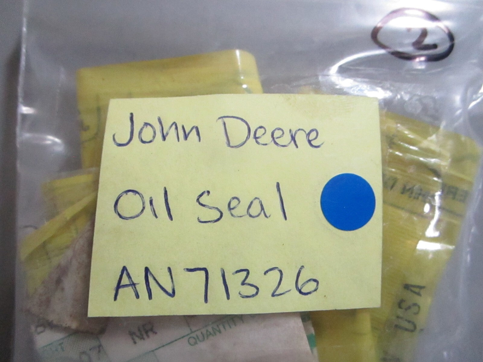 *NEW OEM* 0810 John Deere Oil Seal AN71326