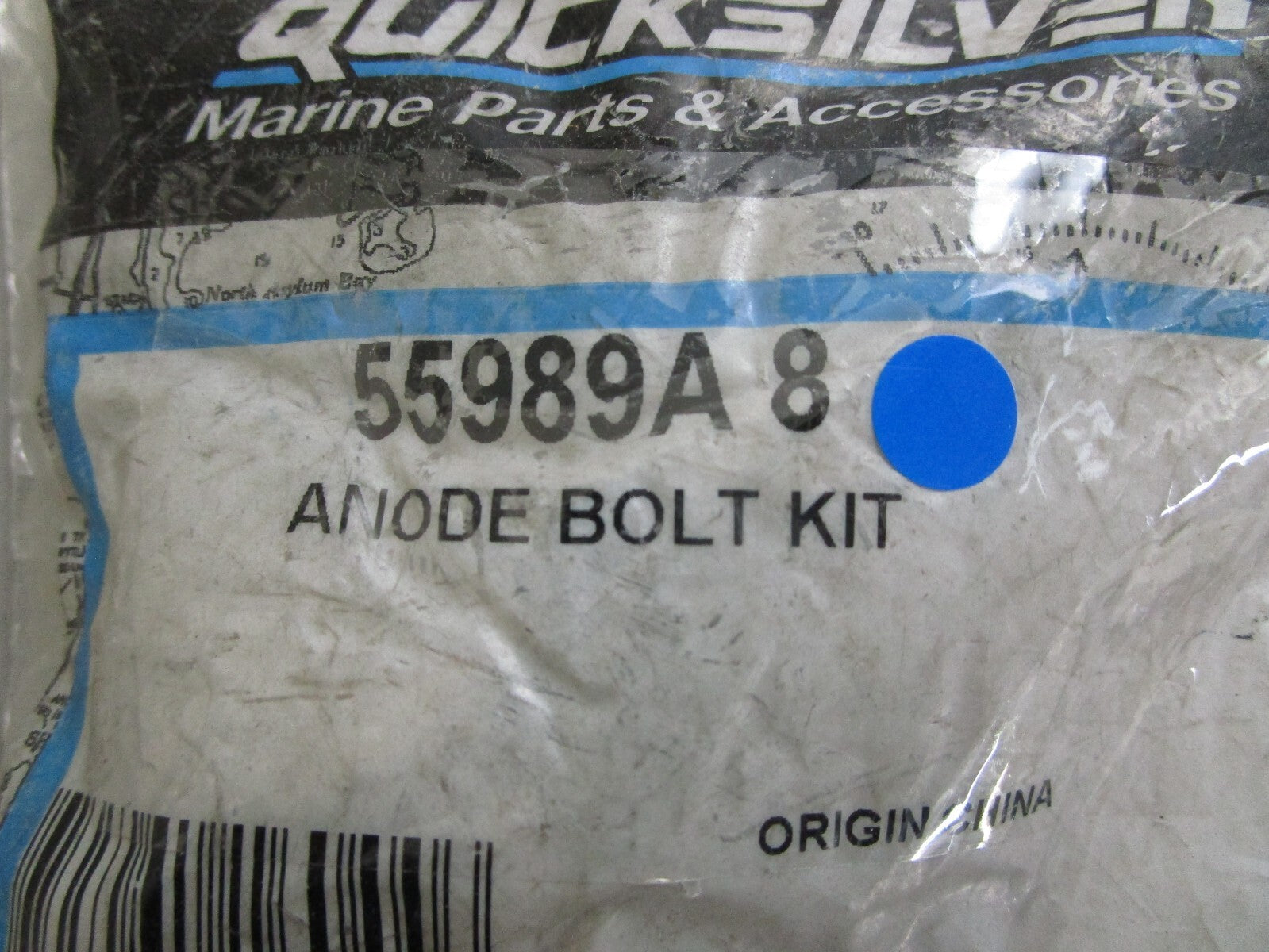 *NEW OEM* 0820 Mercury Quicksilver Anode Bolt Kit 55989A8