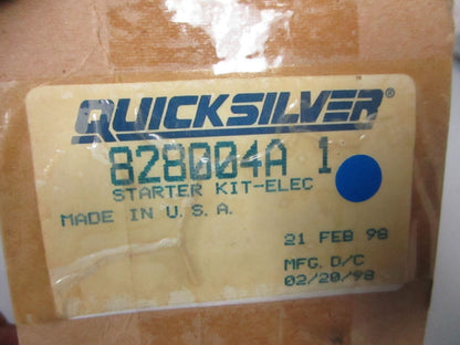 *NEW OEM* 0810 Mercury Quicksilver Electric Starter Kit 828004A1