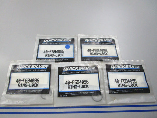 NEW OEM (LOT OF 5) 40-F694096 Mercury Quicksilver Lock Ring 0810