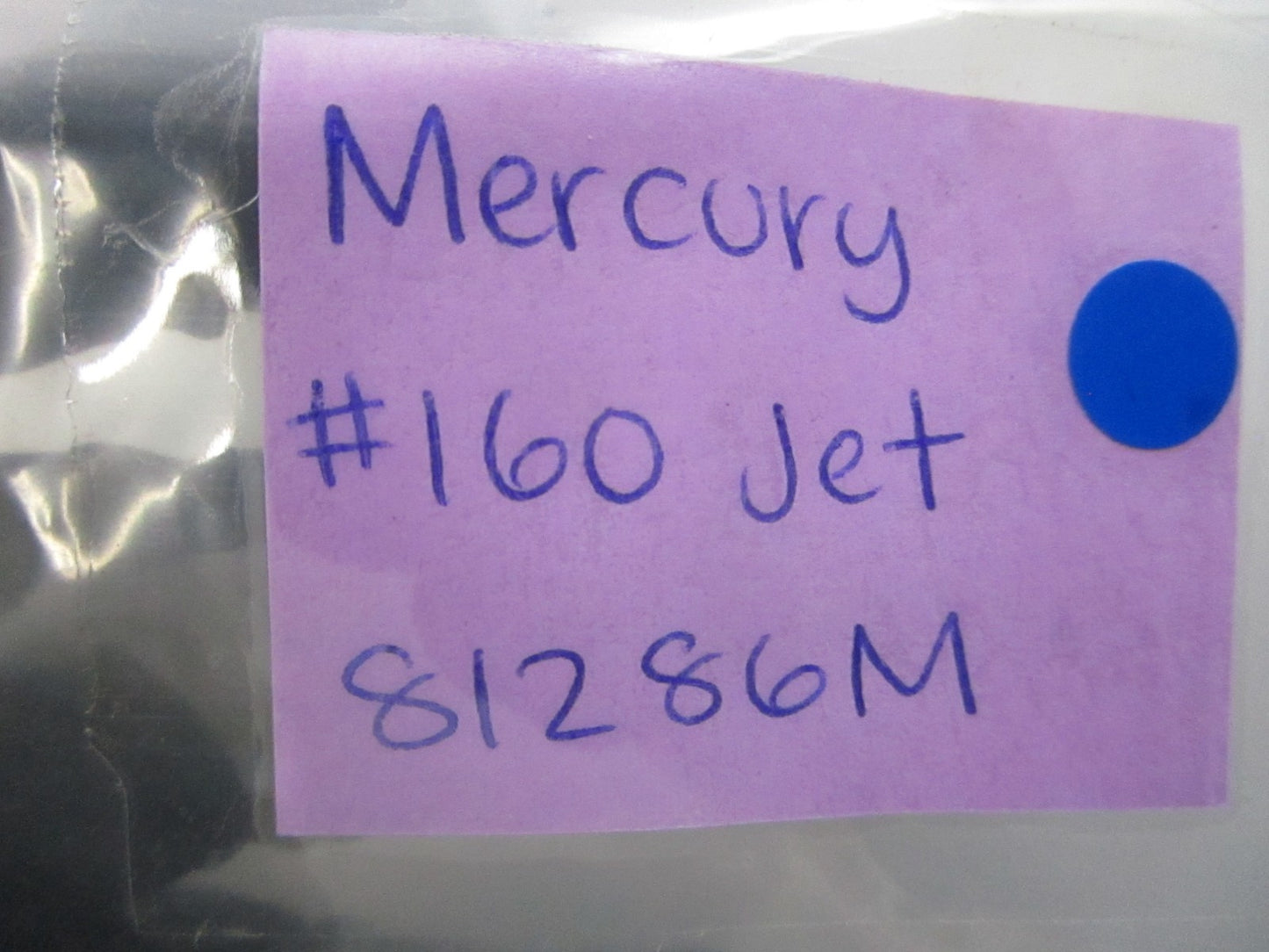 NEW OEM 81286M Mercury Quicksilver #160 Jet 0810