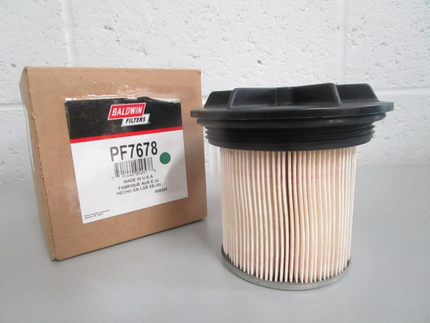 Baldwin NEW Fuel Filter Element PF7678 w/ Lid Ford F4TZ-9N184-A Light Duty 0820