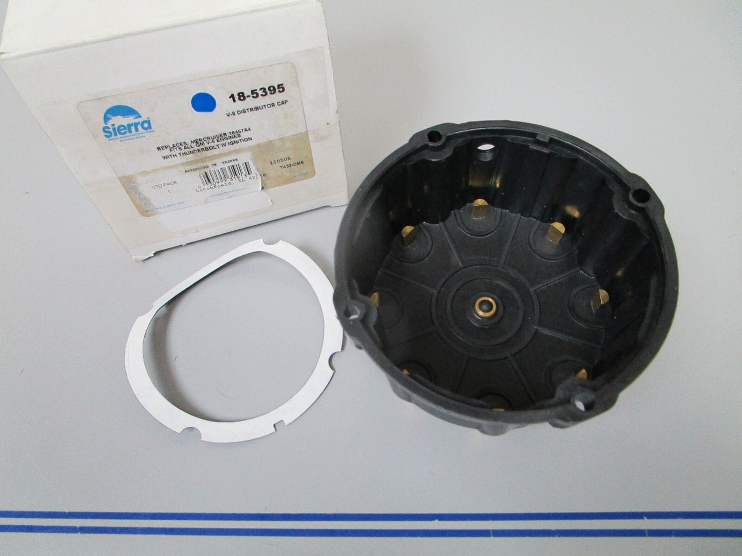 *NEW* 0720 Sierra V8 Distributor Cap 18-5395 Replaces: Mercruiser 16457A4