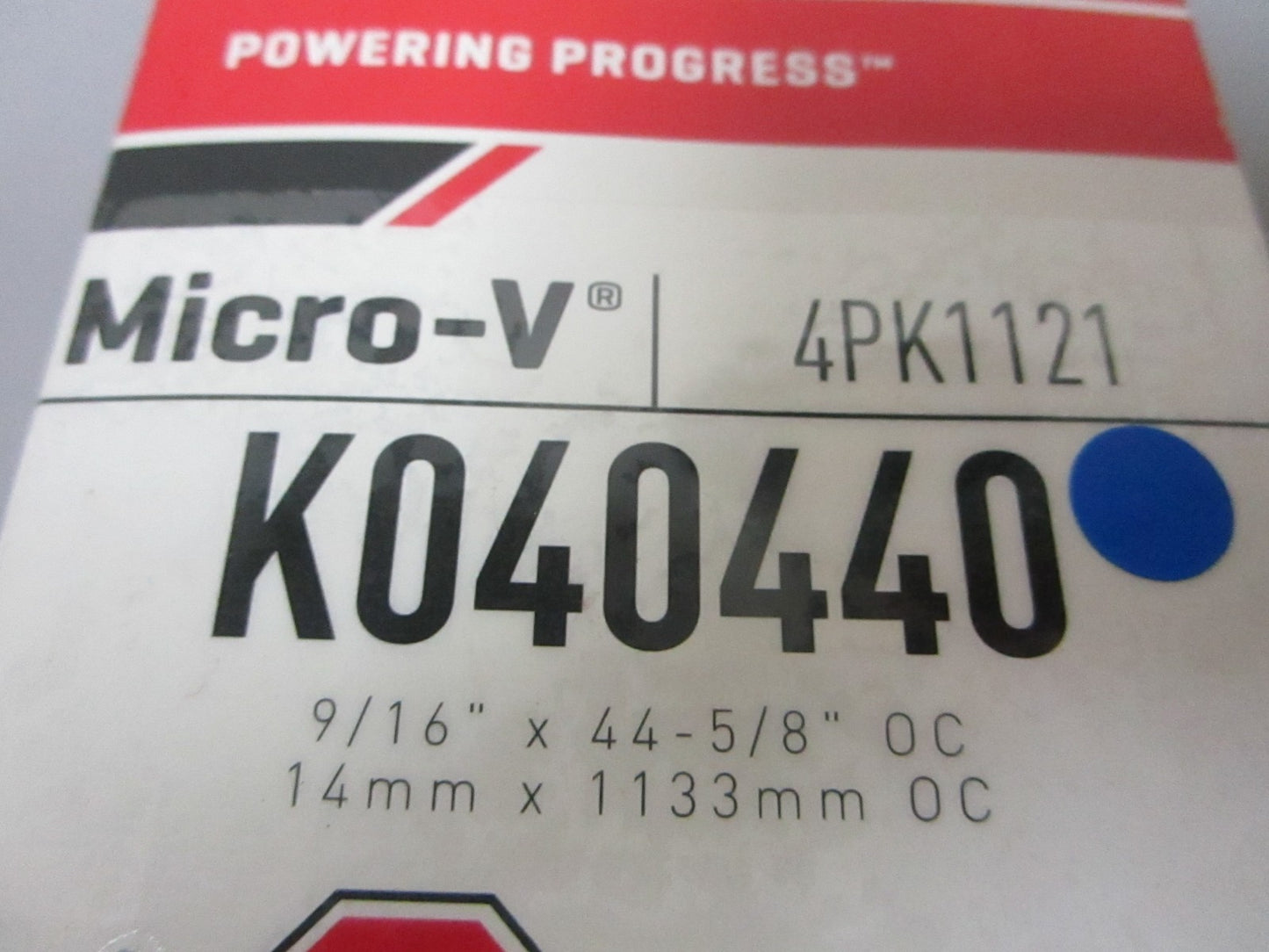NEW K040440 Gates Micro-V 9/16" x 44 ⅝" Serpentine Belt 0720