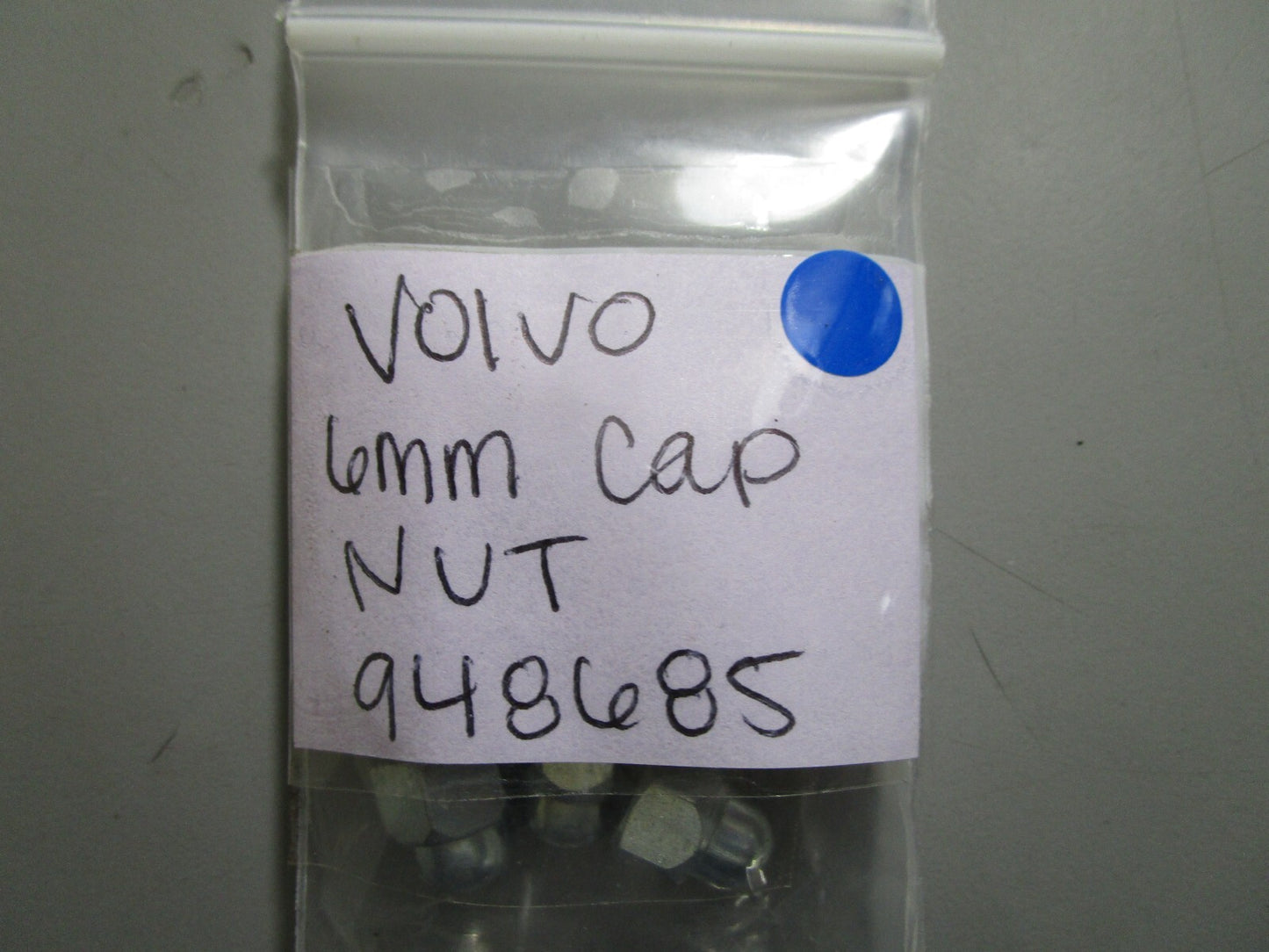 *NEW OEM* (LOT OF 9) 0810 Volvo Penta 6MM Cap Nut 948685