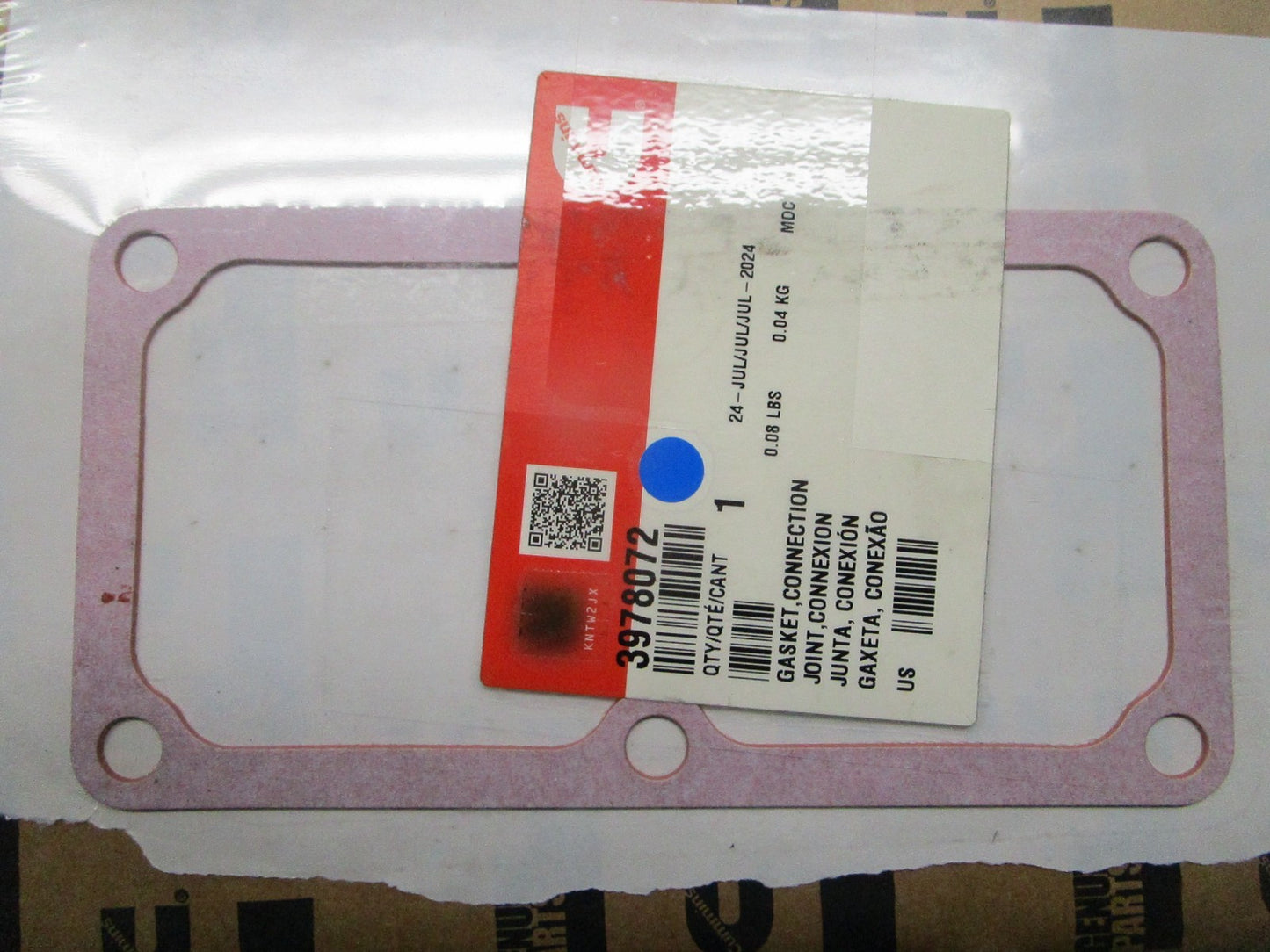 *NEW OEM* 0810 Cummins Connection Gasket 3978072