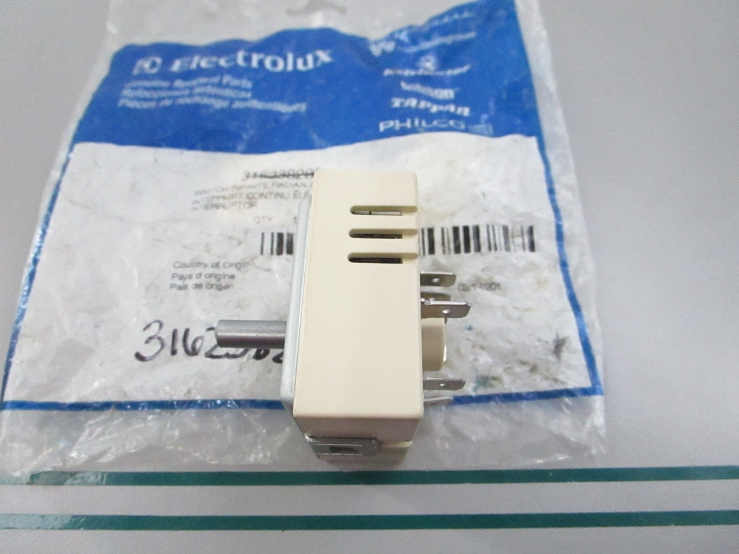 NEW OEM 316238200 Electrolux Infinite Radiant Dual Switch 0810
