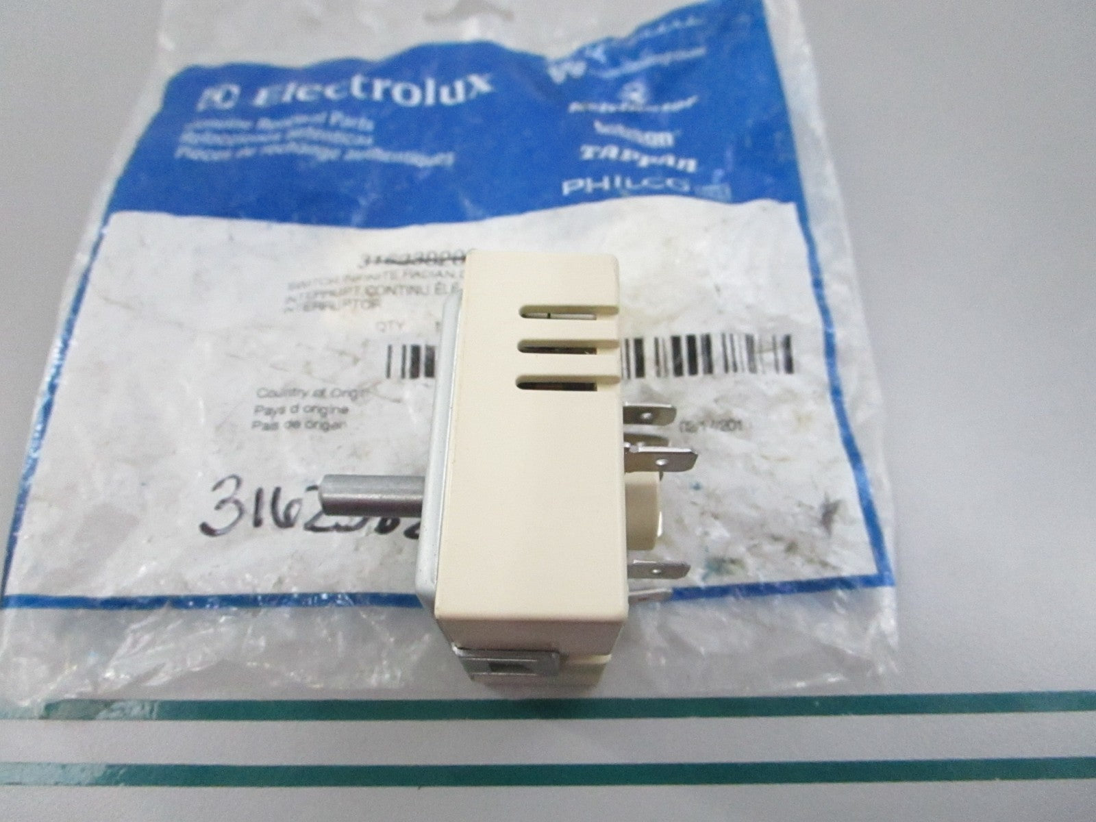 NEW OEM 316238200 Electrolux Infinite Radiant Dual Switch 0810