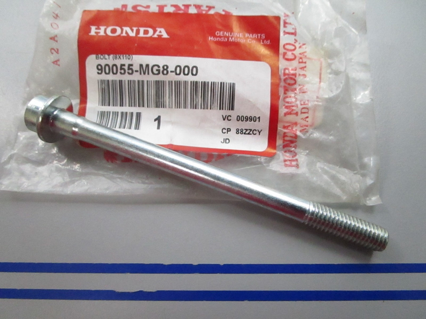 NEW OEM 90055-MG8-000 Honda Flange Bolt 0810