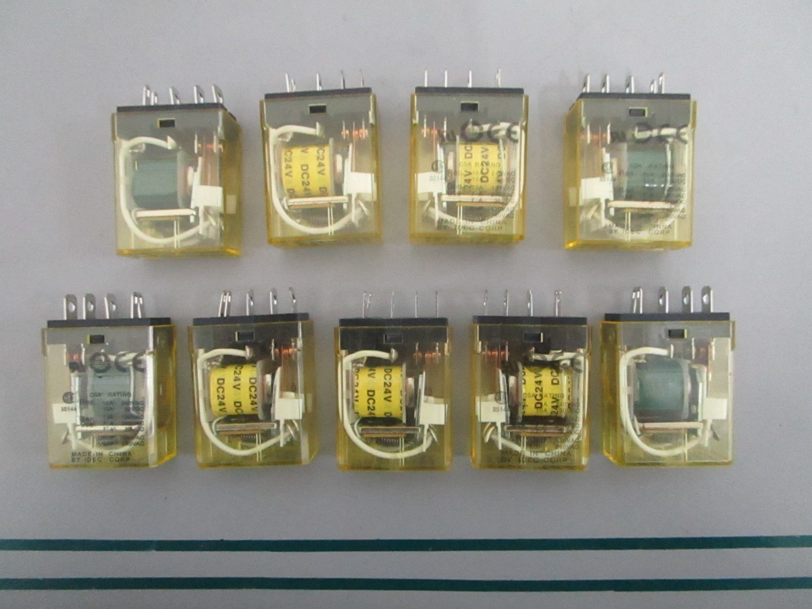 NEW OEM (LOT OF 9) RH1B-UL IDEC 24V Relay 0820