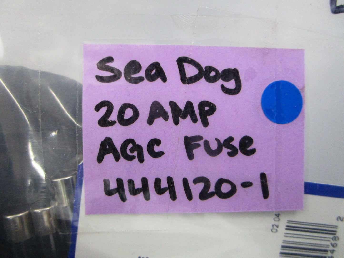 NEW (LOT OF 4) 444120-1 Sea-Dog 20 AMP AGC Fuse 0810