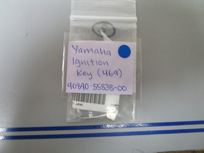 *NEW OEM* 0810 Yamaha Ignition Key (469) 90890-55838-00