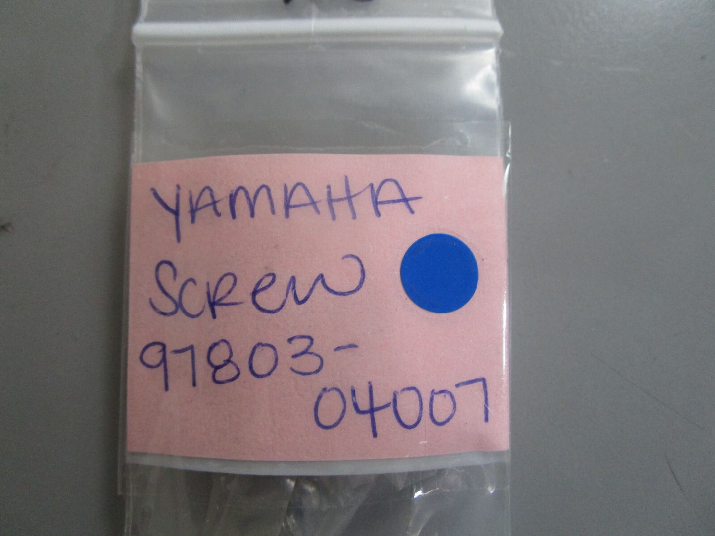 *NEW OEM* (LOT OF 8) 0770 Yamaha Screw 97803-04007