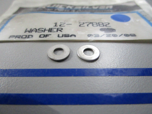 NEW OEM (LOT OF 2) 12-27882 Mercury Quicksilver Washer 0810