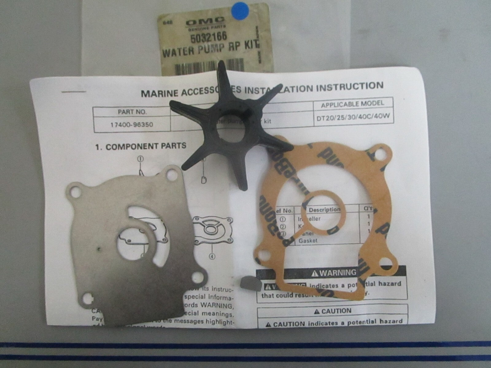 *NEW OEM* 0820 OMC Johnson Evinrude Water Pump Repair Kit 5032166