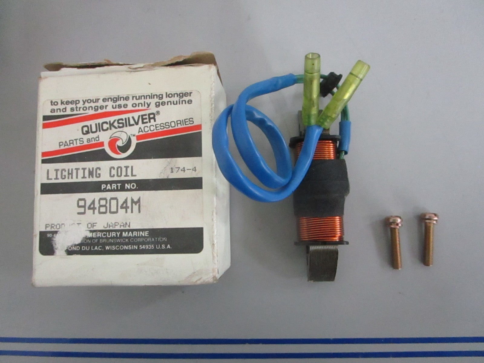 *NEW OEM* 0820 Mercury Quicksilver Lightning Coil 94804M