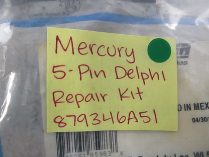 NEW OEM 879346A51 Mercury Quicksilver 5-Pin Delphi Repair Kit 0810