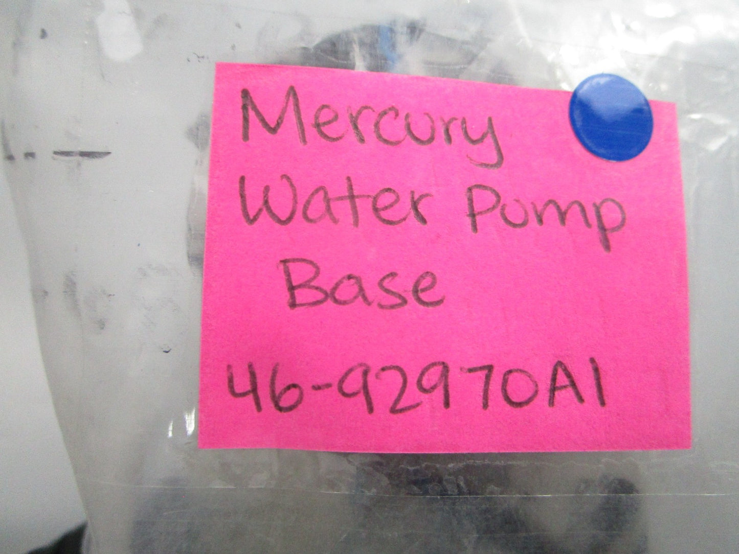 *NEW OEM* 0810 Mercury Quicksilver Water Pump Base 46-92970A1