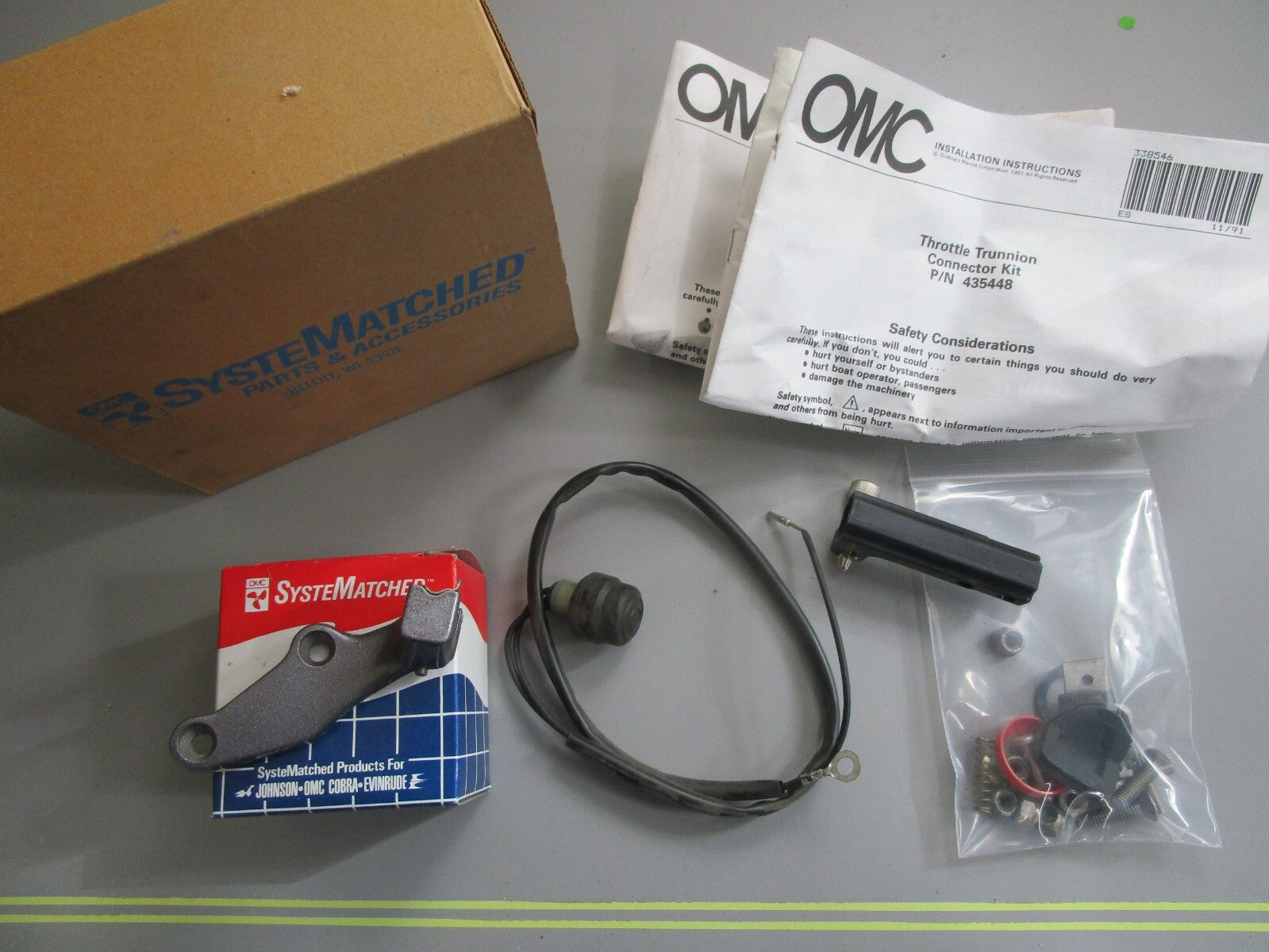 *NEW OEM* 0820 OMC Johnson Evinrude Remote Control Adapter Kit 398032 0398032