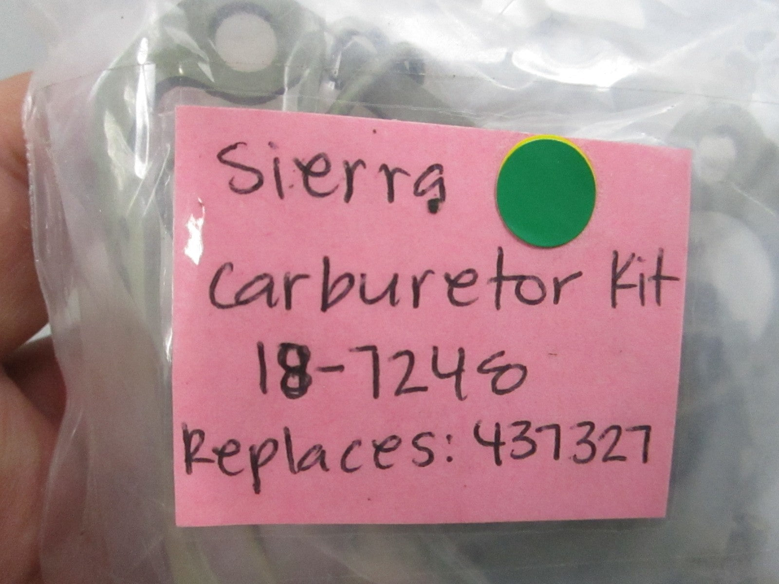 NEW 18-7248 Replaces: 437327 Sierra Carburetor Kit 0810