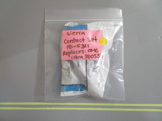 *NEW* 0810 Sierra Contact Set 18-5311 Replaces: OMC Cobra 380538