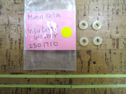 *NEW* (LOT OF 4) 0750 Minn-Kota INSULATOR WASHER 2301710