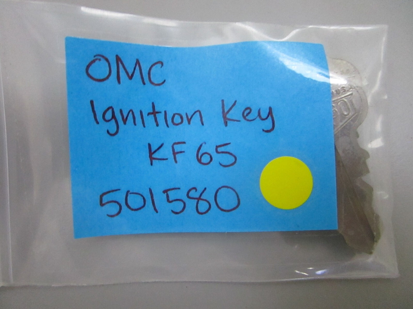 *NEW OEM* 0810 OMC Johnson Evinrude Ignition Key KF65 501580 0501580