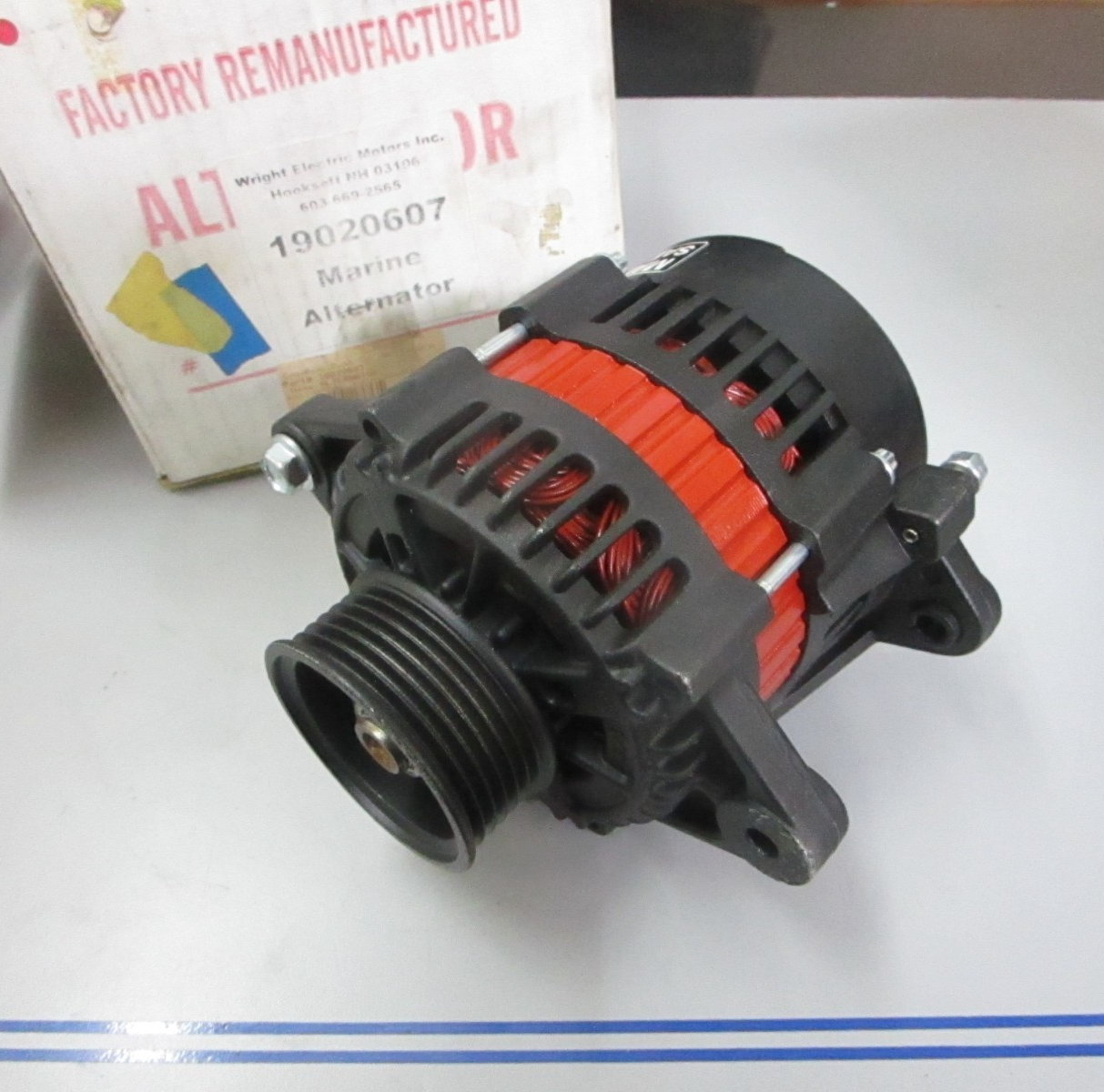 *NEW* 0720 Wright Electric 12V 70AMP Alternator 19020607 Replace: 20821 RA09700A