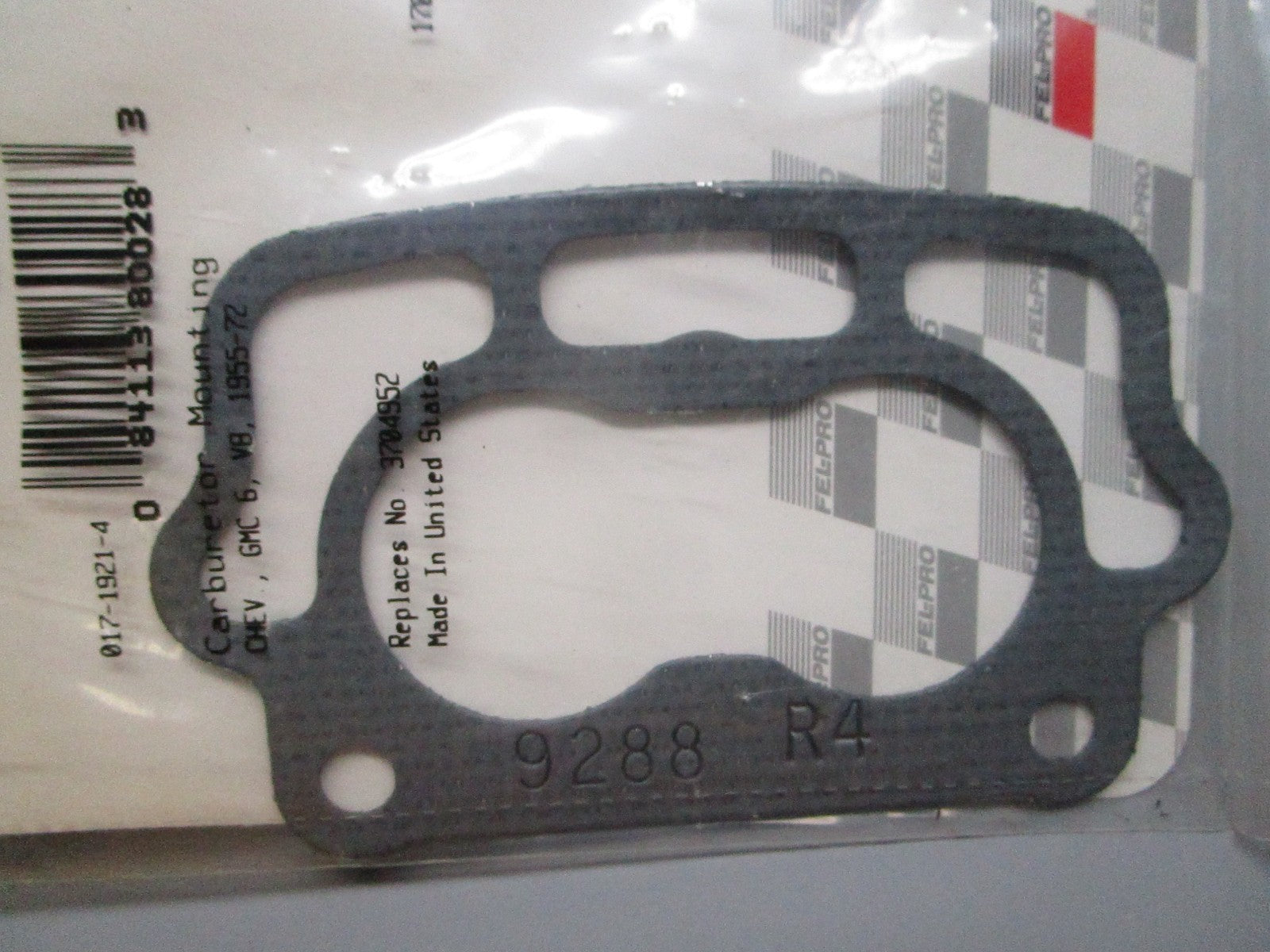 *NEW* 0810 Fel-Pro Carb Mounting Gasket 9288