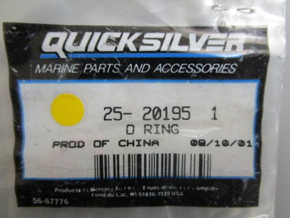 *NEW OEM* (LOT OF 2) 0810 Mercury Quicksilver O-Ring 25-201951
