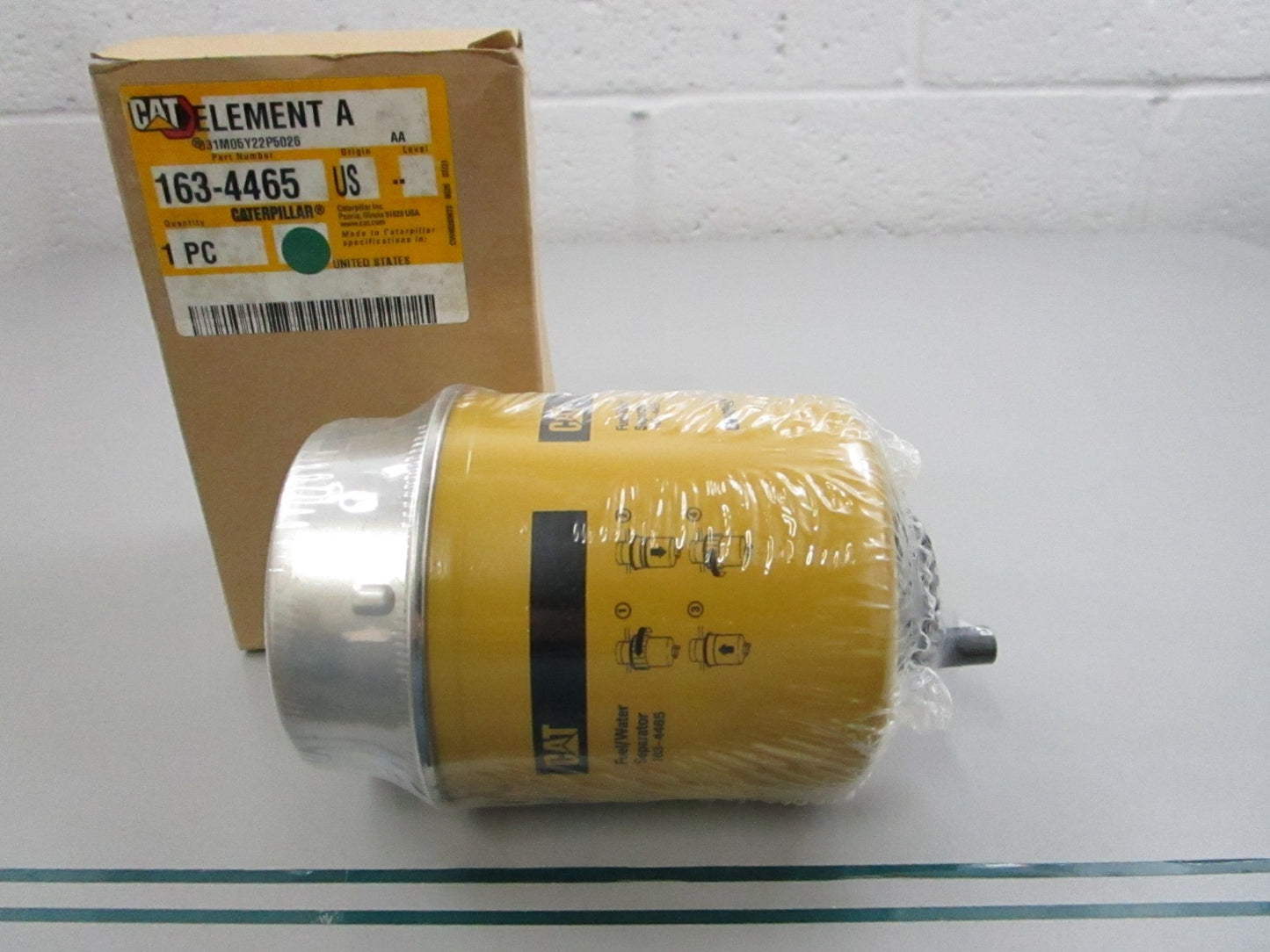 CAT NEW OEM Fuel Water Separator 163-4465 Std Eff 216 226 914G 924G NOS 0810