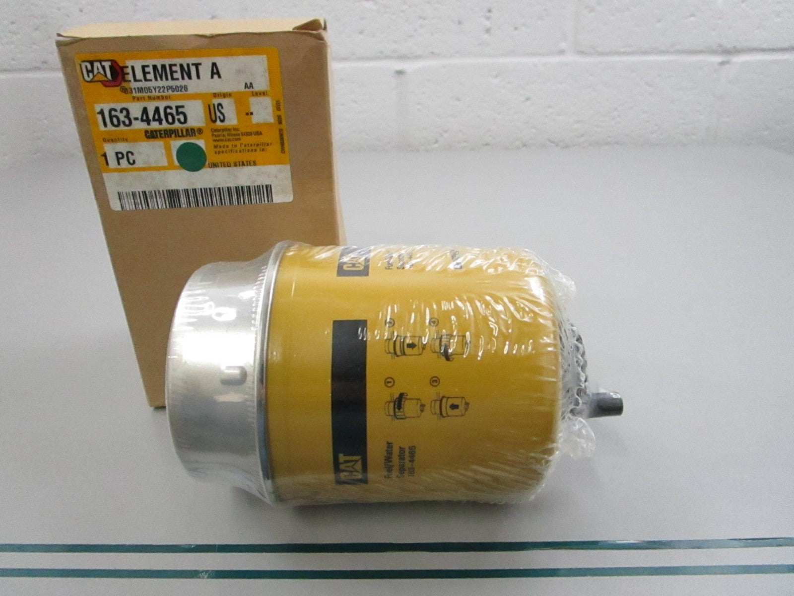 CAT NEW OEM Fuel Water Separator 163-4465 Std Eff 216 226 914G 924G NOS 0810