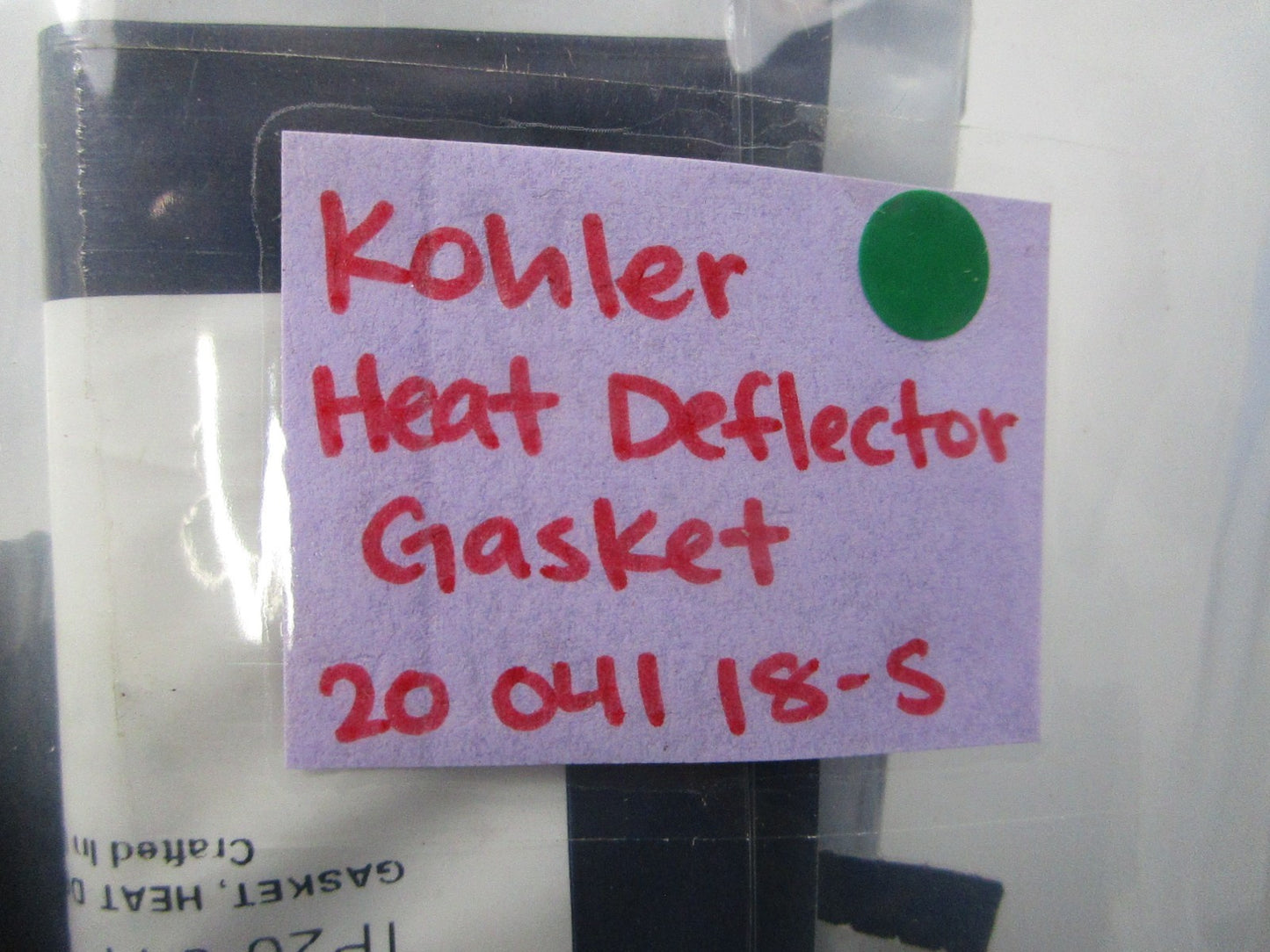 NEW OEM 20 041 18-S Kohler Heat Deflector Gasket 0810