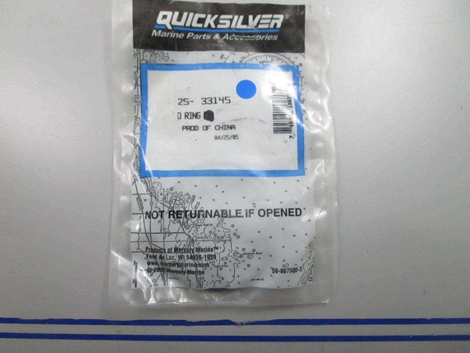 *NEW OEM* (LOT OF 2) 0810 Mercury Quicksilver O-Ring 25-33145
