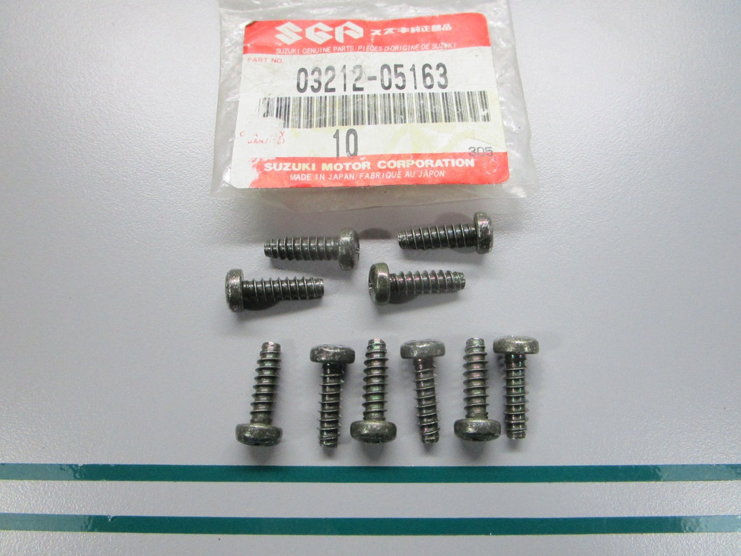 NEW OEM (LOT OF 10) 03212-05163 Suzuki Screw 0810