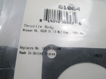 *NEW* 0810 Fel-Pro Throttle Body Gasket 61084