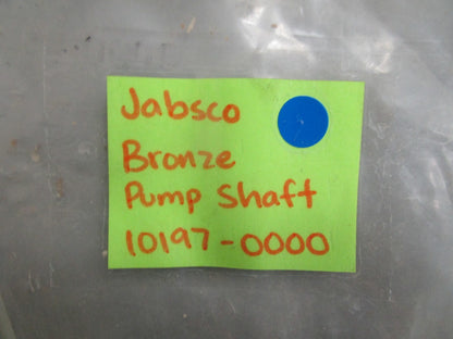 *NEW* 0820 Jabsco Bronze Pump Shaft 10197-0000