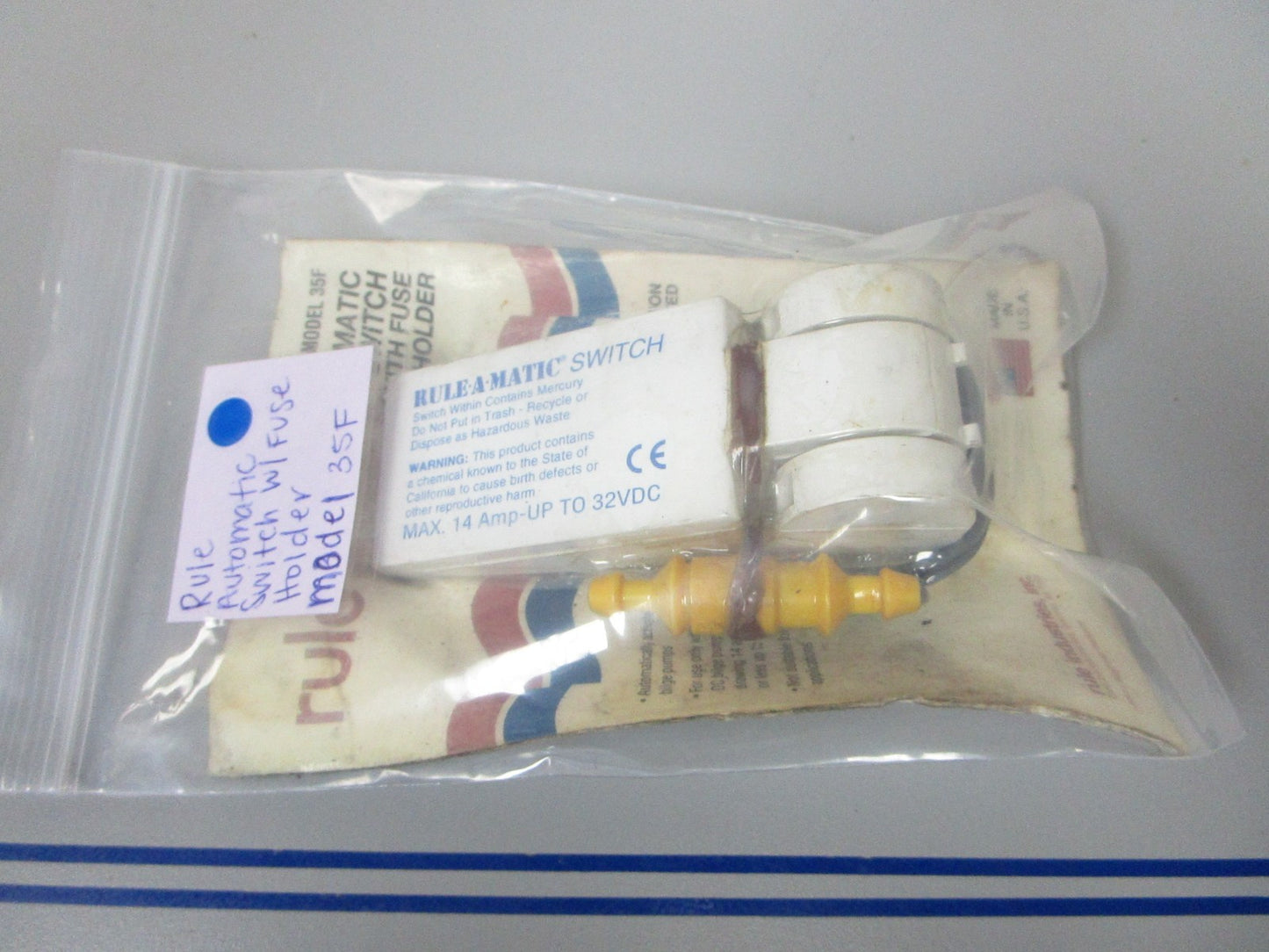 NEW OEM Rule Model 35F Automatic Switch & Fuse Holder Assembly Rule-A-Matic 0720