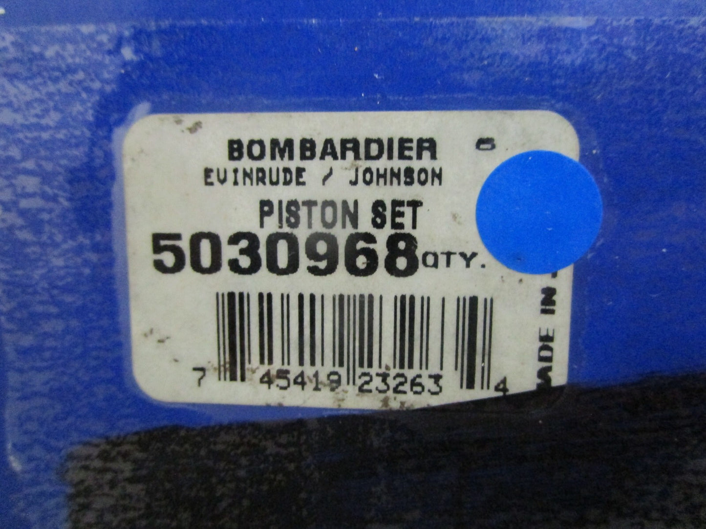 *NEW OEM* 0820 OMC Johnson Evinrude Piston Set 5030968