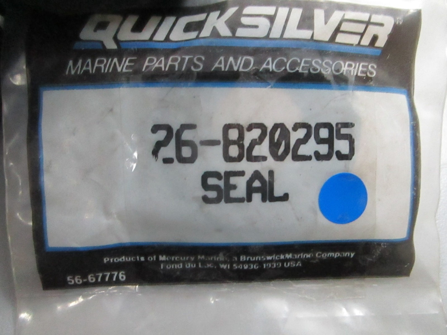 *NEW OEM* 0810 Mercury Quicksilver Seal 26-820295