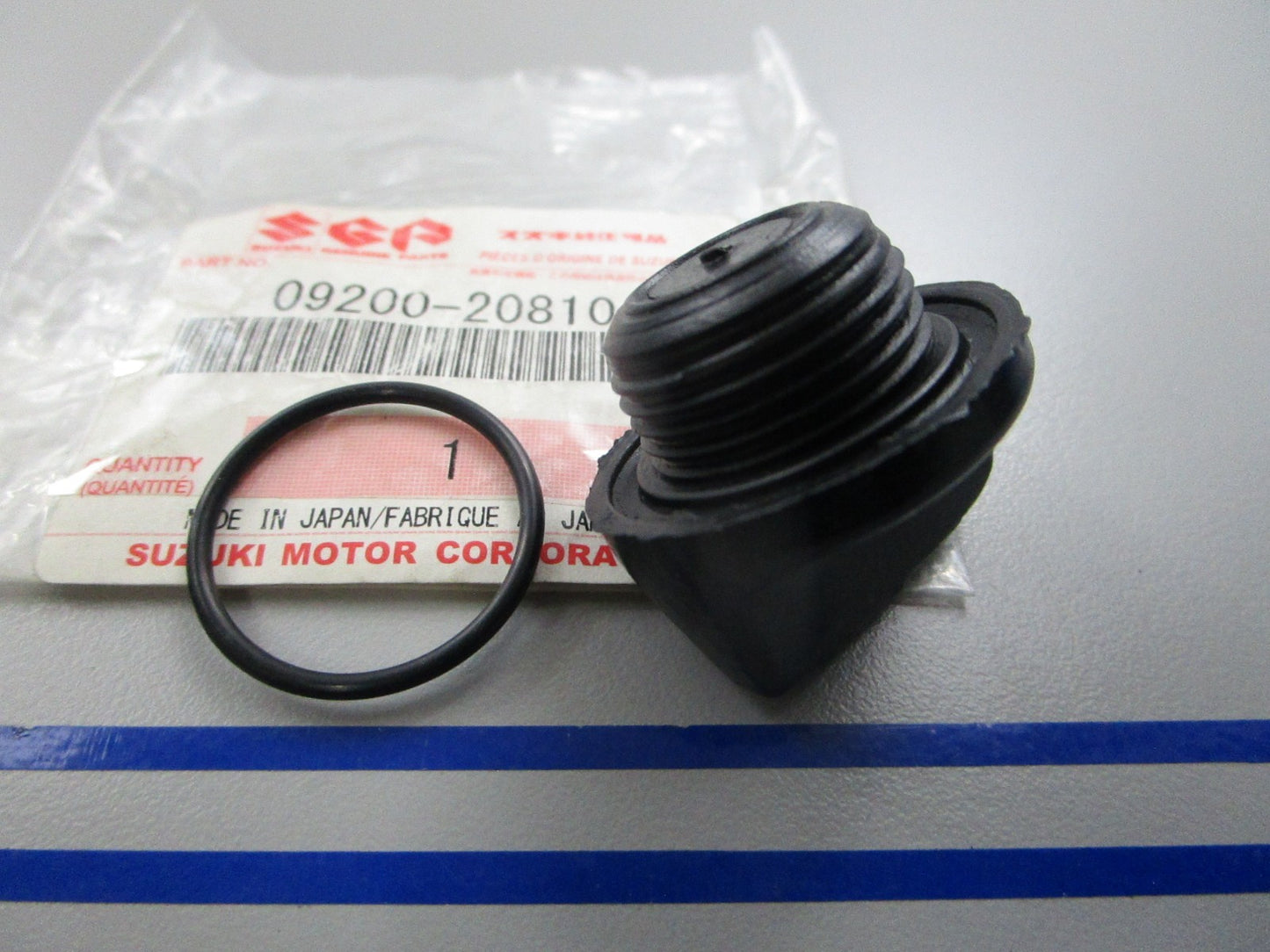 *NEW OEM* 0810 Suzuki Oil Plug Cap & Ring 09200-20810