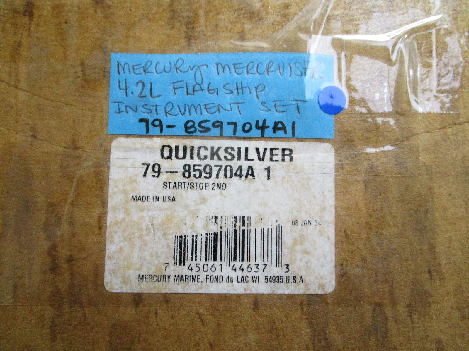 *NEW OEM* 0810 Mercury Quicksilver 4.2L Flagship Instrument Set 79-859704A1