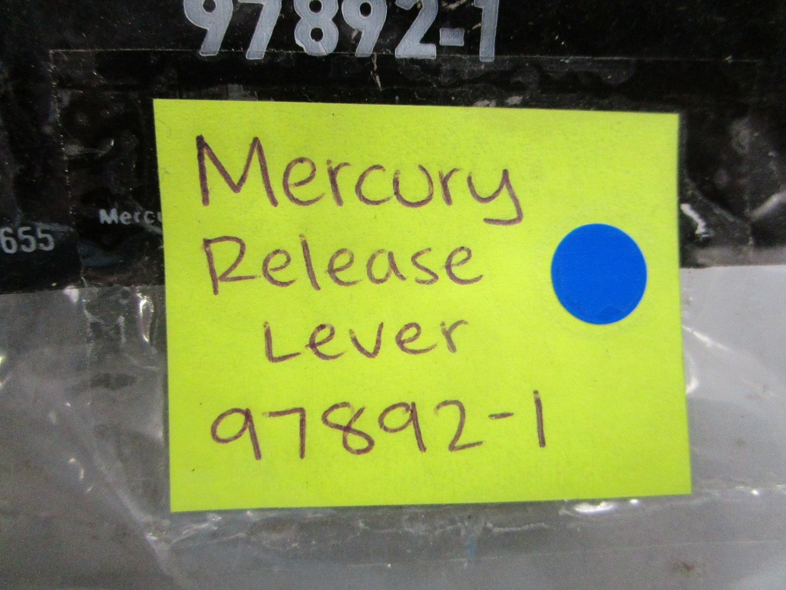 NEW OEM 97892-1 Mercury Quicksilver Release Lever 0810