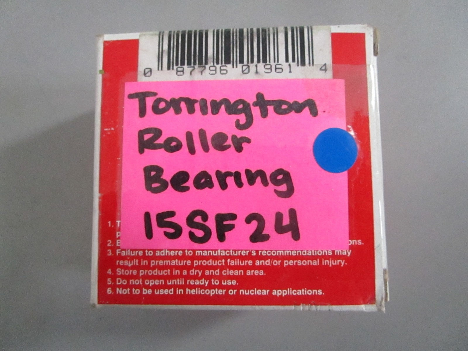 NEW OEM 15SF24 Torrington Roller Bearing 0820