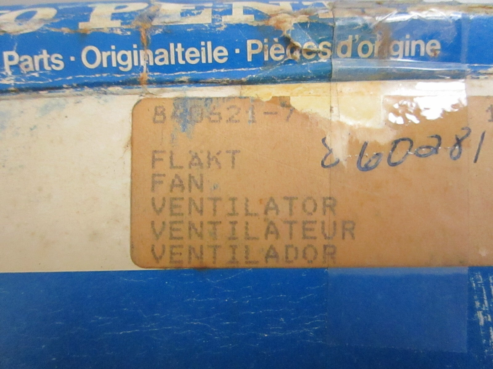 *NEW OEM* 0820 Volvo Penta Fan 840621