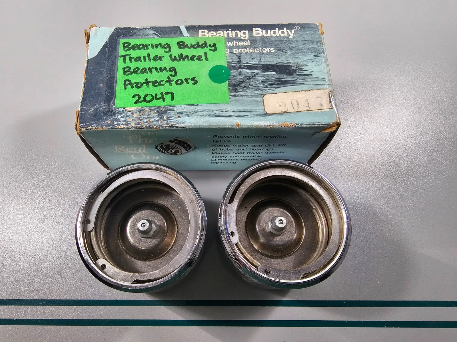 NEW 2047 Bearing Buddy Trailer Wheel Bearing Protectors 0810